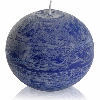 Vela Decorativa Bola Azul